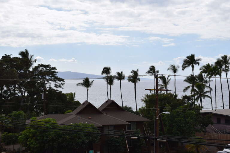 Partial ocean view from lanai