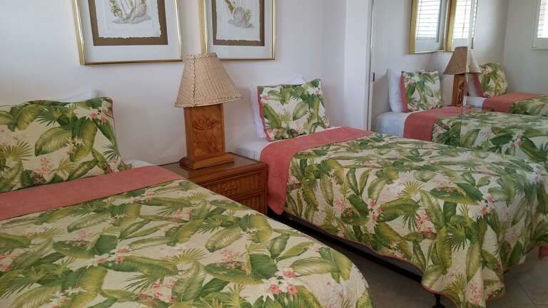 Guest bedroom with two twin beds