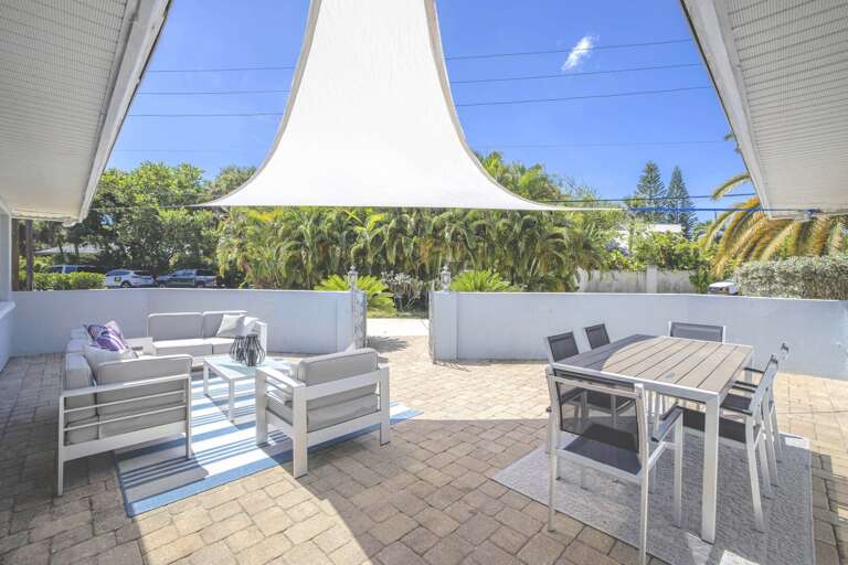 Private patio (one of two), Siesta Key 3BR Private patio (one of two), Siesta Key 3BR