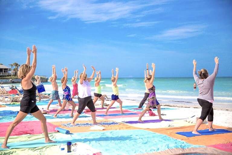 Siesta Key beach yoga Siesta Key beach yoga