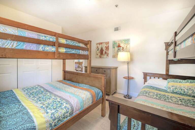 Bunkbed bedrooms with full over queens, Siesta Key Village 6BR