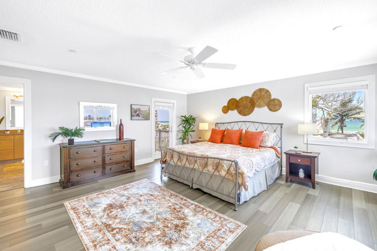 Master with ocean views from most windows