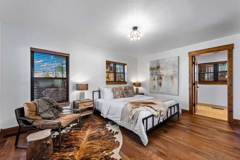 Main level master bedroom