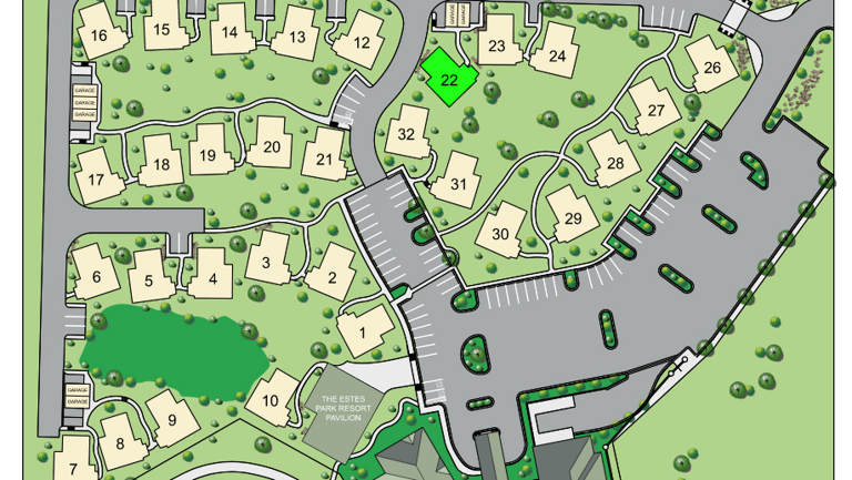 Cabin 22 map location