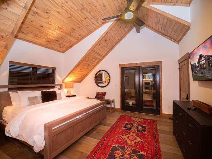 Upper level master bedroom