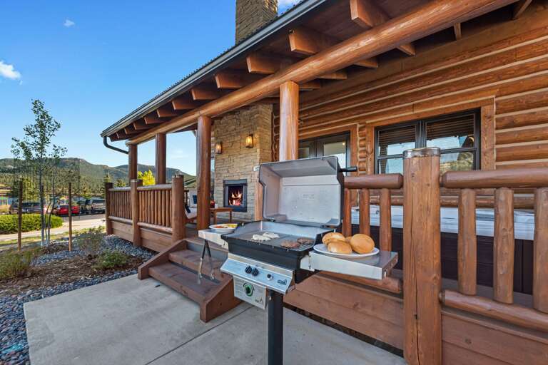 Private BBQ grill