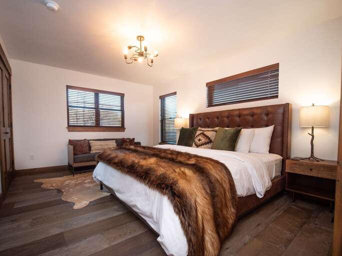 Main level master bedroom Main level master bedroom