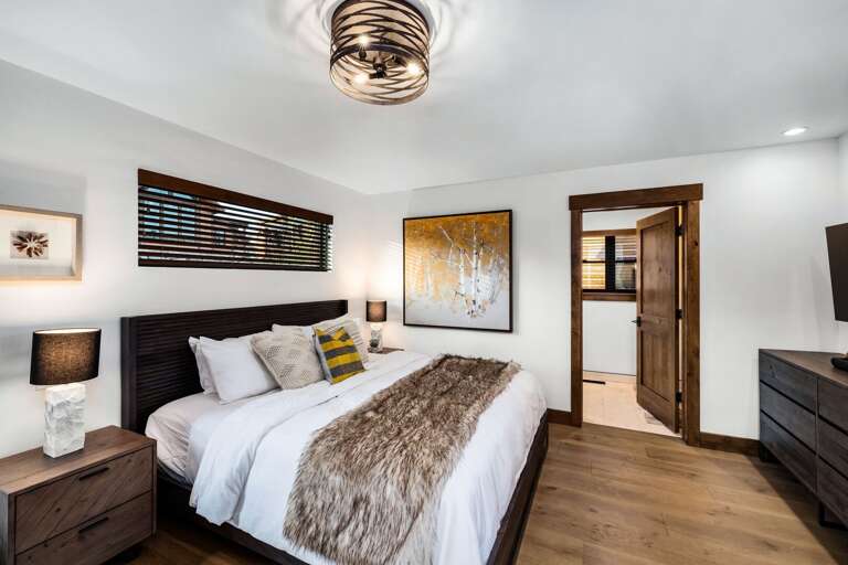 Main level master bedroom