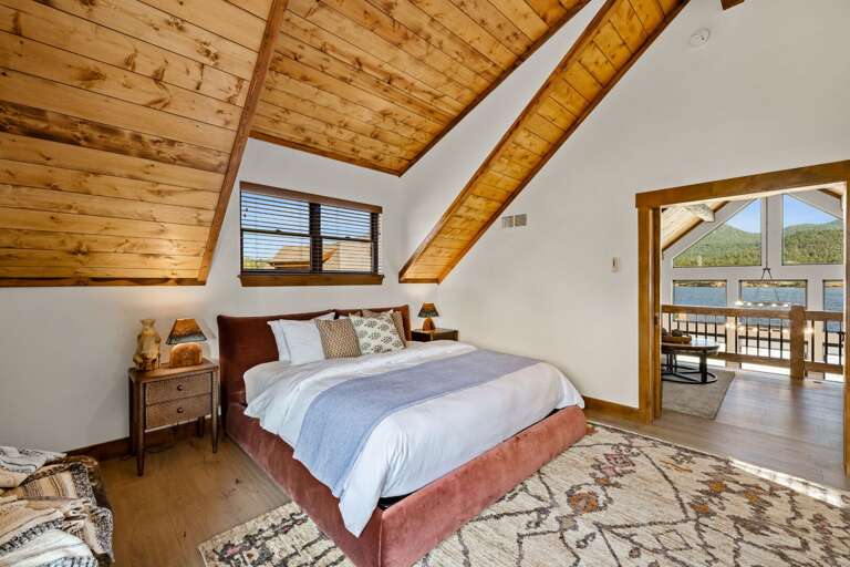 Upper level master bedroom