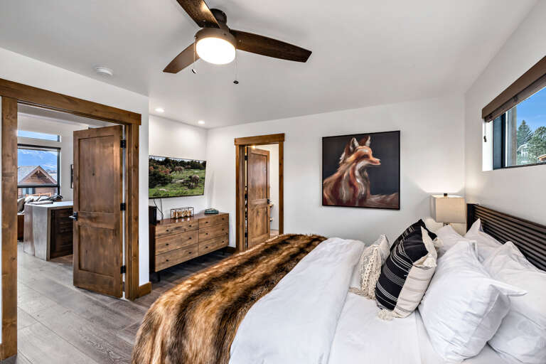 Main level master bedroom