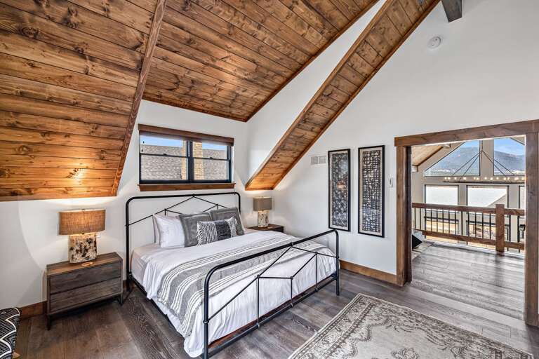Upper level master bedroom
