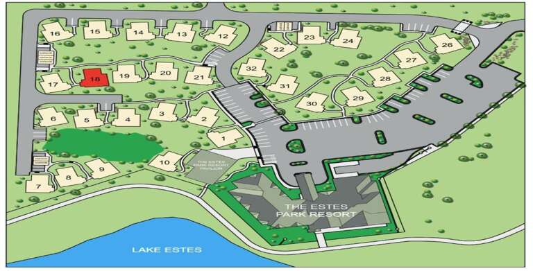 Cabin 18 map location