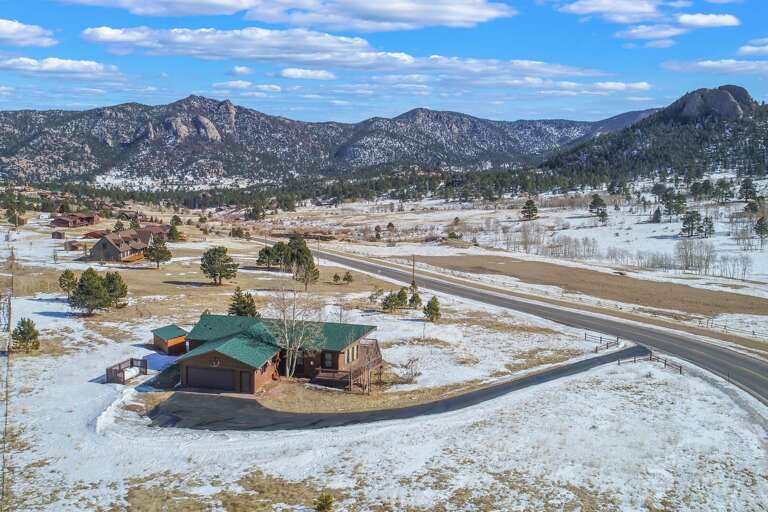 Aerial View of Lily Mountain Lodge