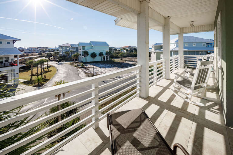 Balcony views from the front of the house