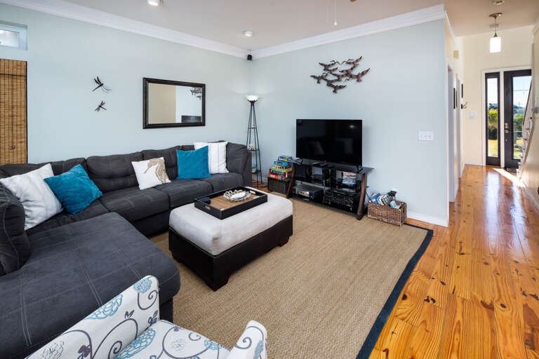 Living room with TV (First level of home)