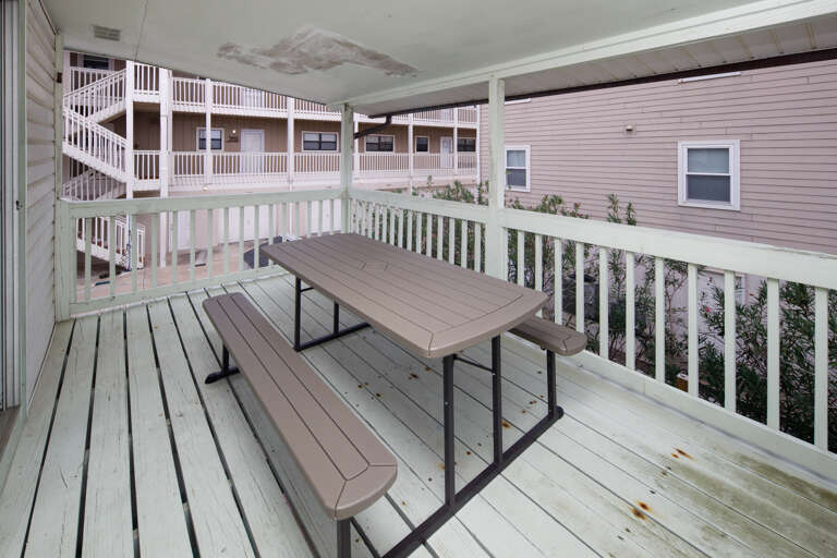Balcony off second bedroom