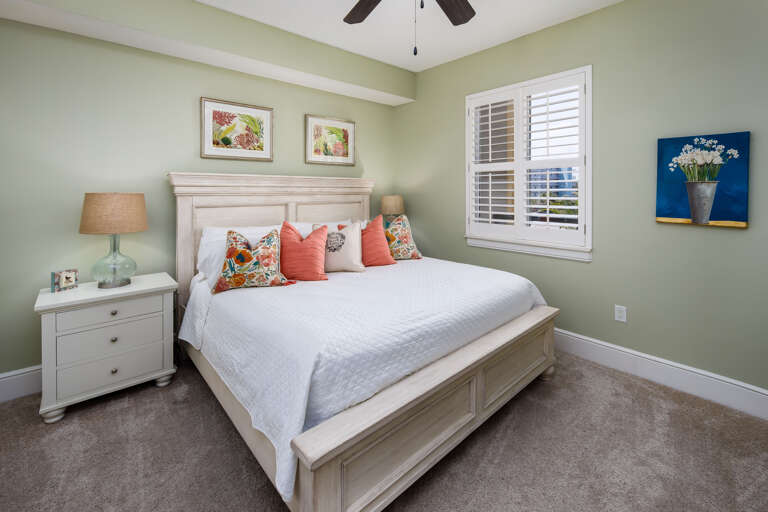 Second bedroom with king size bed Second bedroom with king size bed