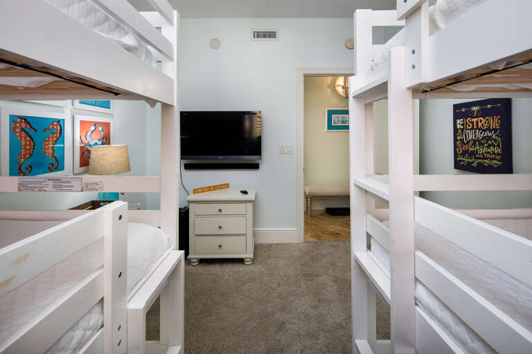 Bunk bed room with TV Bunk bed room with TV