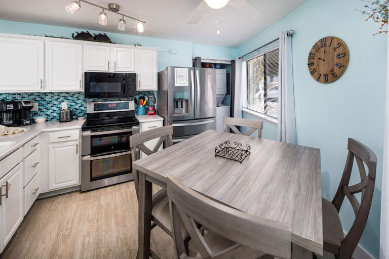 Kitchen with dining area