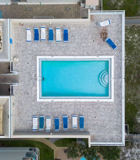 Roof top swimming pool