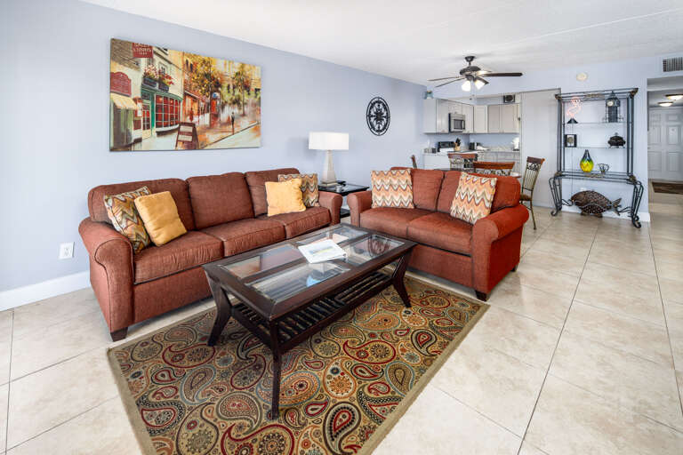 Queen Sleeper Sofa in Living Room