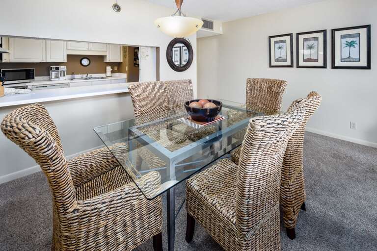 Dining Area adjacent to Kitchen Pass-thru