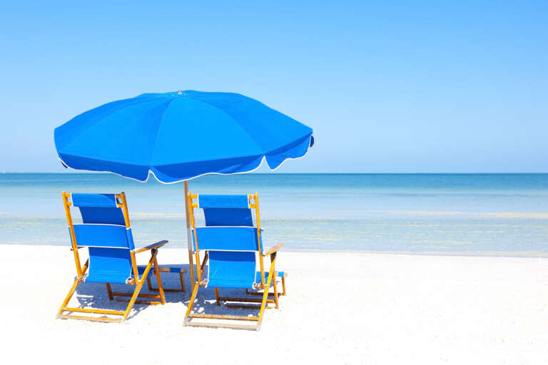 Beach Service Included (March- October) 2 chairs and an umbrella Beach Service Included (March- October) 2 chairs and an umbrella