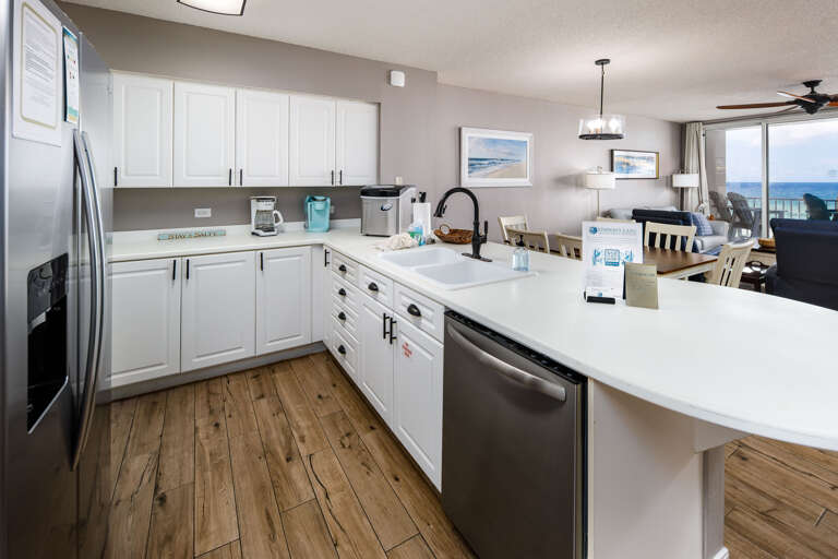 Fully stocked kitchen