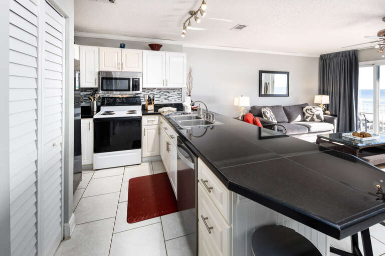 Galley Style Kitchen with full Amenities