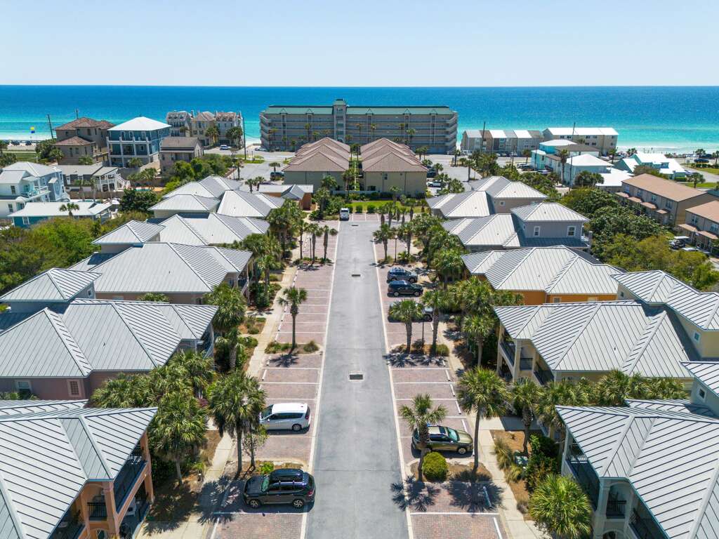 Aerial view of Miramar Beach Villas Aerial view of Miramar Beach Villas