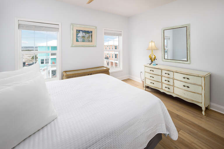 Third bedroom with queen size bed on the second level