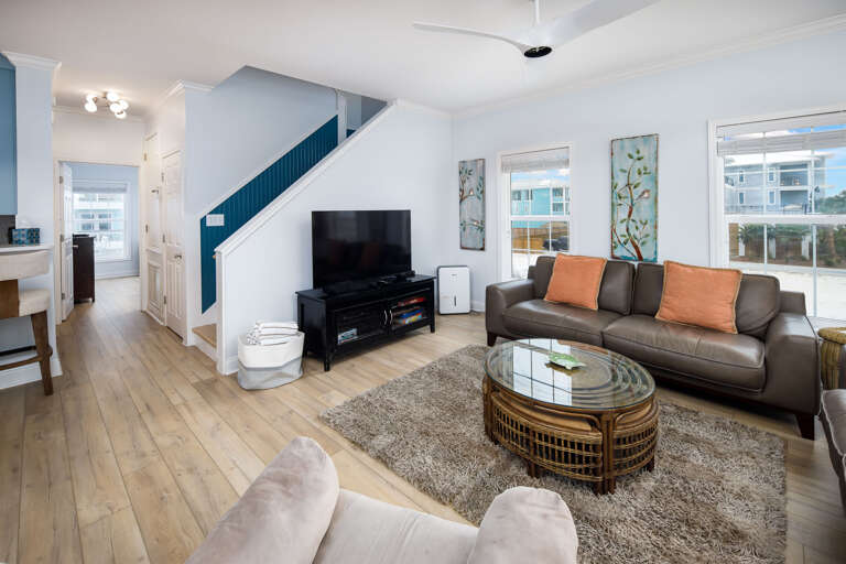 Living room with TV on first level