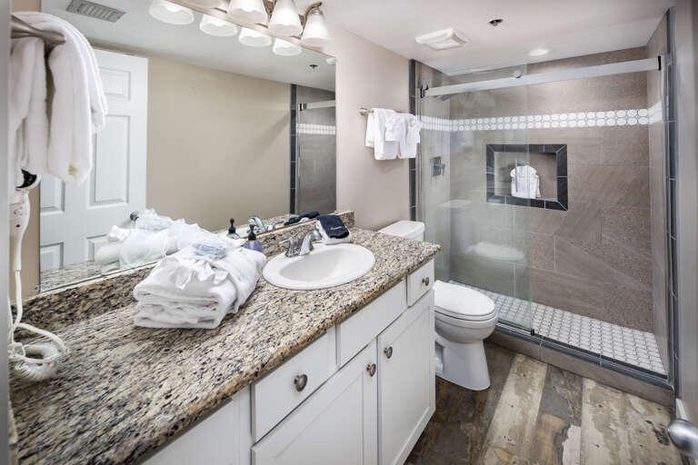 Master bath with walk in shower