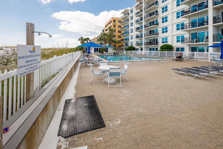 Pool deck Pool deck