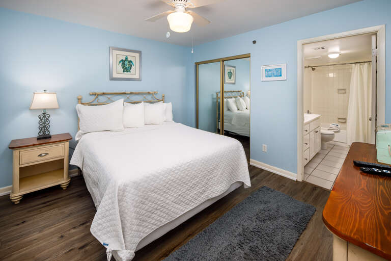 Second bedroom with queen size bed