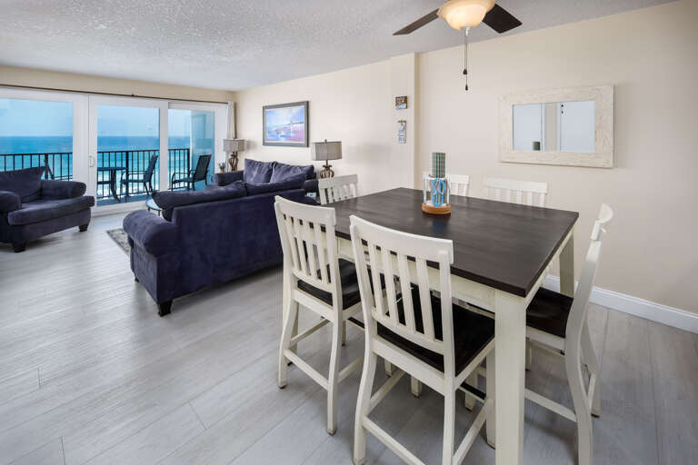 The open floor concept is perfect while hanging out with the family