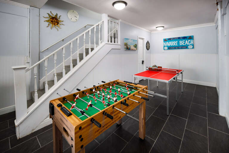 First floor gaming room and guest suite First floor gaming room and guest suite