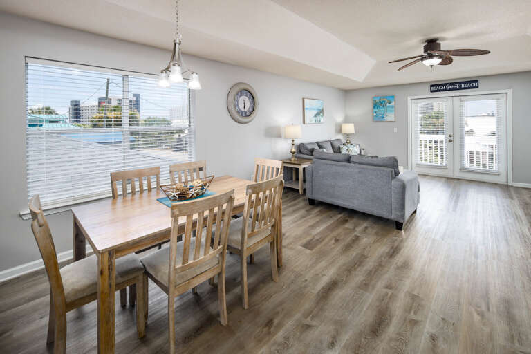 Side B Dining table with seating for six Side B Dining table with seating for six