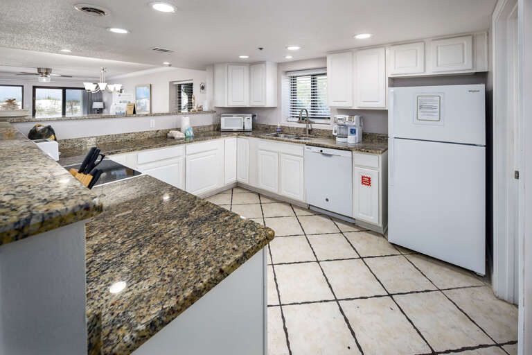 Large fully stocked kitchen