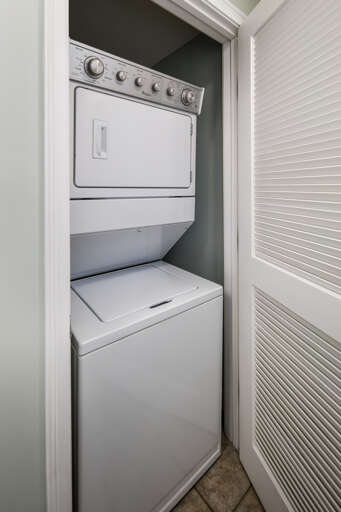 Stackable washer and dryer
