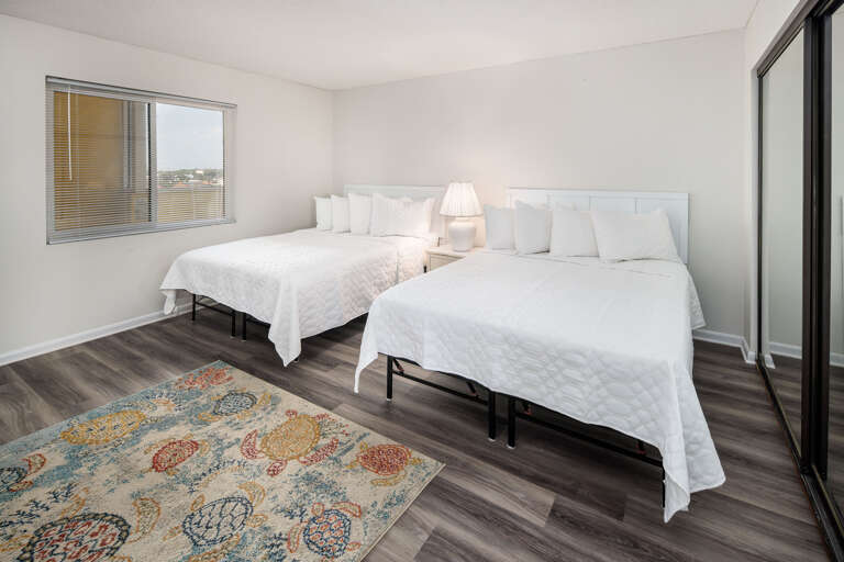 Second bedroom with two queen beds