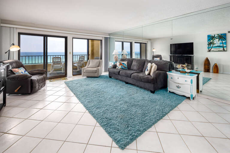 Living area with view of the gulf Living area with view of the gulf