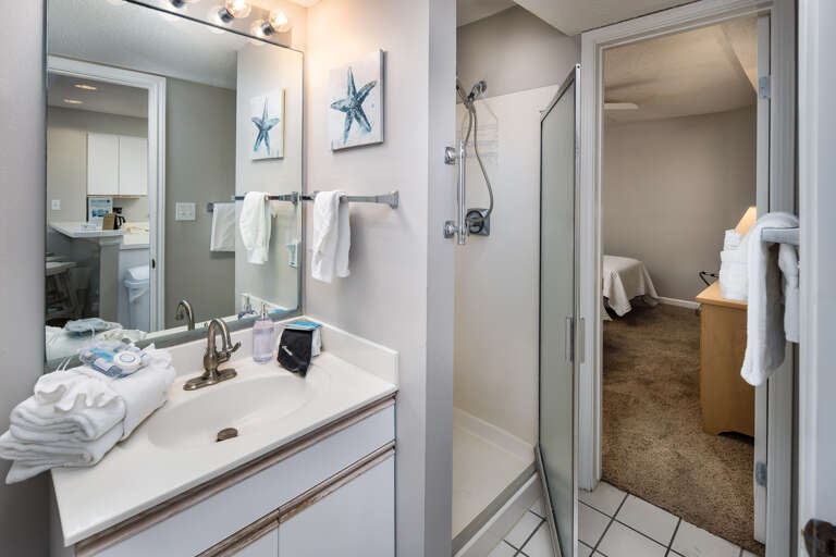 Second Bathroom with walk-in shower