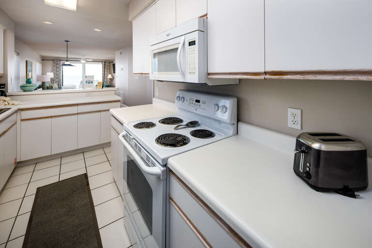 Fully stocked kitchen