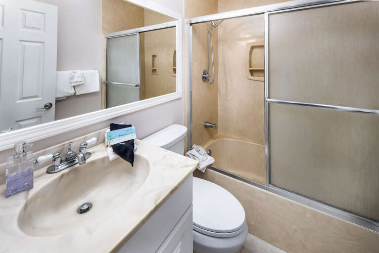 Second bathroom on the second floor with tub/shower combo