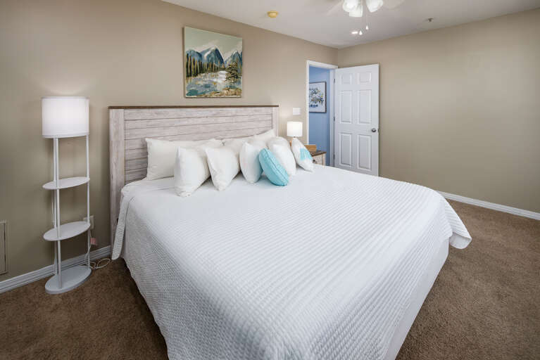 Second bedroom with queen size bed