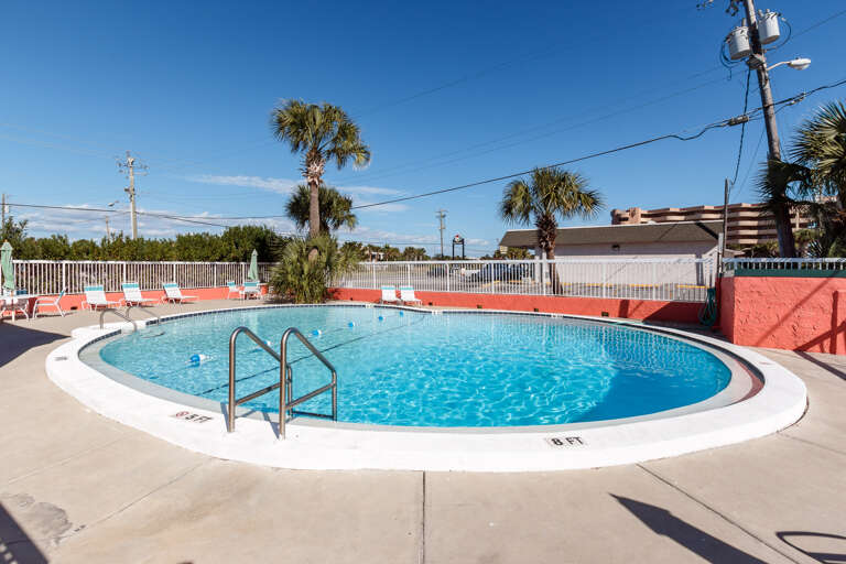 Take a dip in the pool after you leave the beach