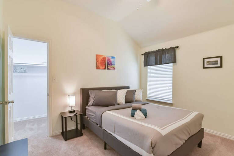 Secondary Bedroom with more space than you will need to relax and kick your feet back.