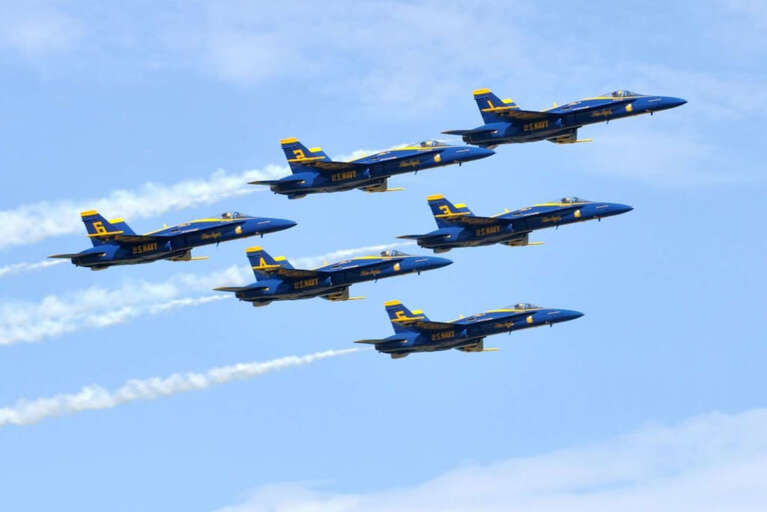 Blue Angels training