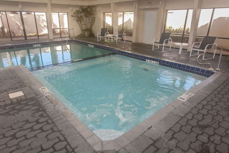 Indoor pool and spa